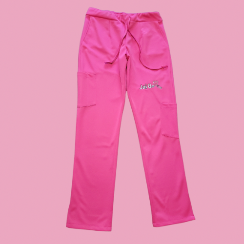 Lipstick Pink Journey Scrub Pants
