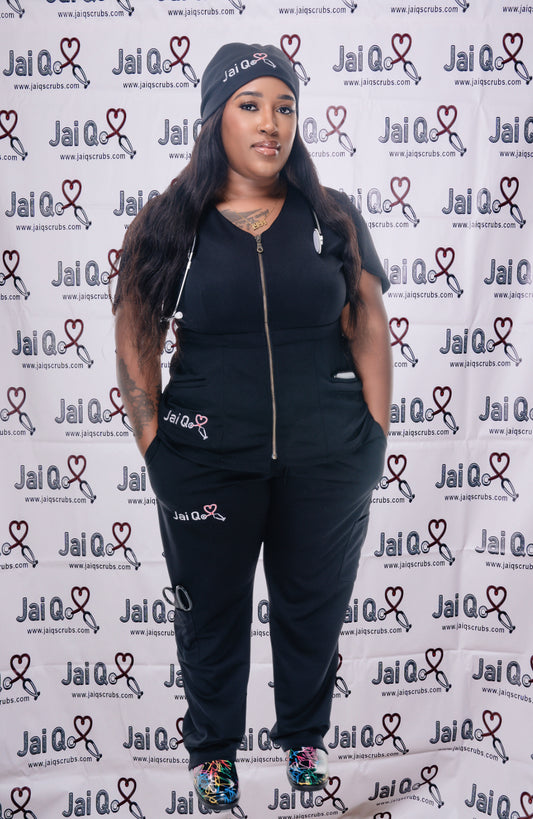 Black Journey Scrub Pants