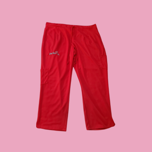 Hot Red Journey Scrub Pants