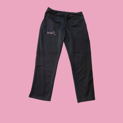 Black Journey Scrub Pants