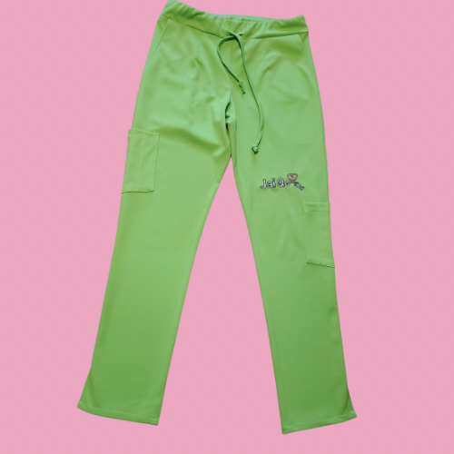 Neon Green Journey Scrub Pants